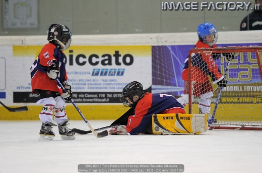 2010-02-13 Torre Pellice 0218 Hockey Milano Rossoblu U8-Aosta